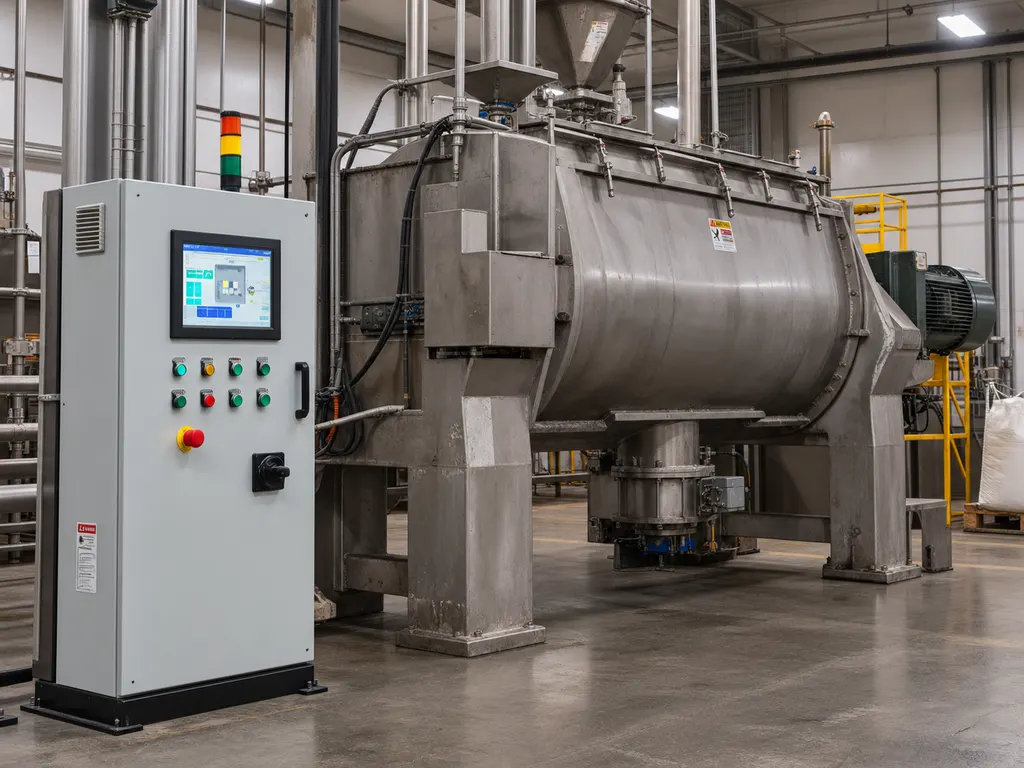 Industrial mixer with modernized controls